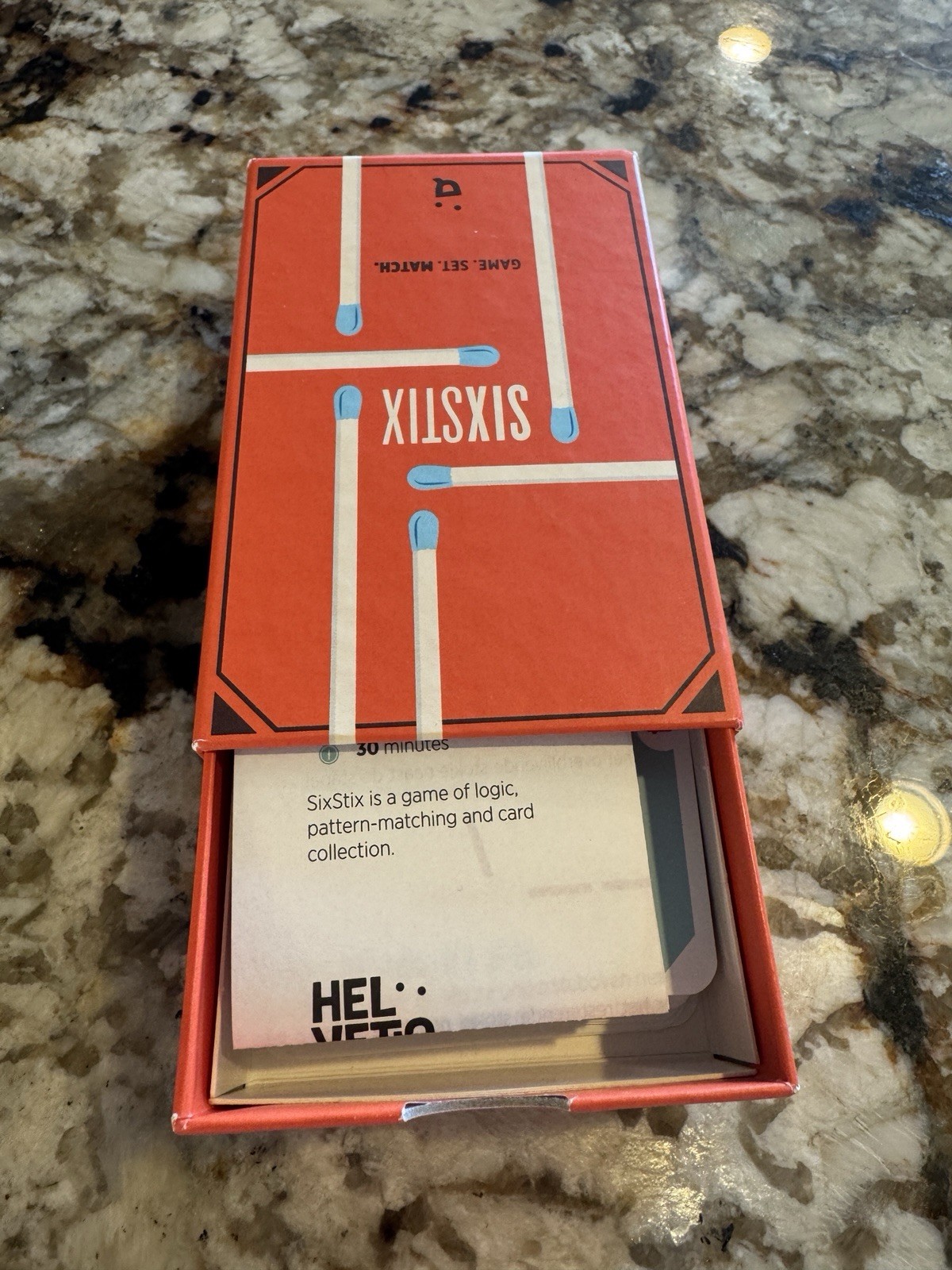 Sixstik Board Game Helvetic Strategy Game 1-4 Players