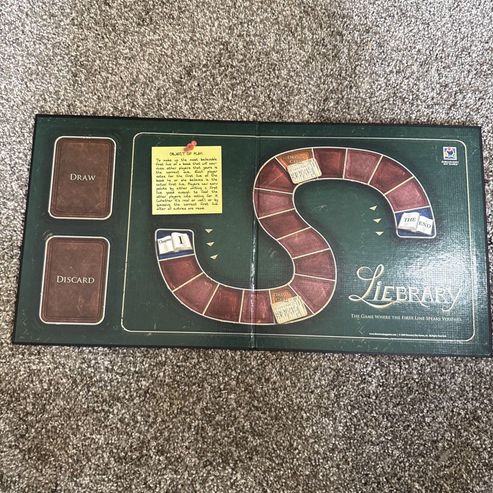 Liebrary Board Game by Discovery Bay Games 2009 Complete