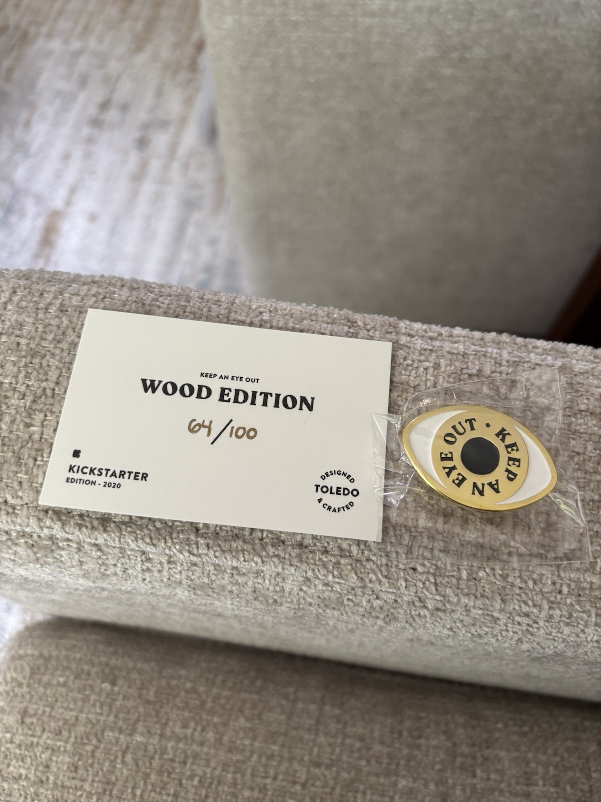 Keep An Eye Out Wood Game Kickstarter Edition