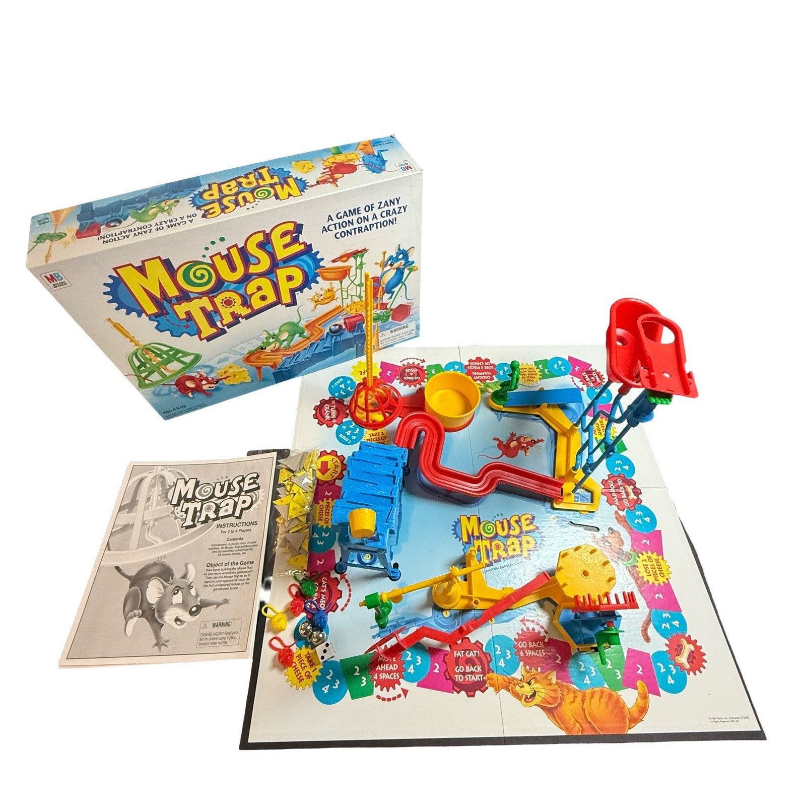 1999 Mouse Trap Board Game Milton Bradley Hasbro Complete As Seen Baby Einstein