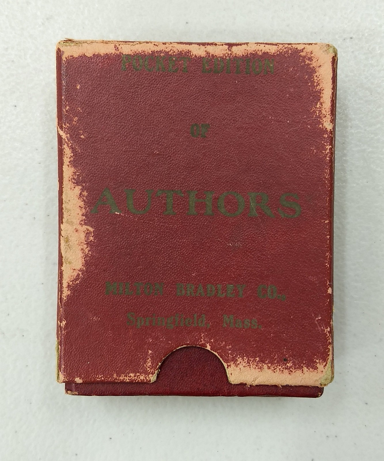 POCKET EDITION OF AUTHORS #4001 60 Card Set Milton Bradley 1940s Game of Authors