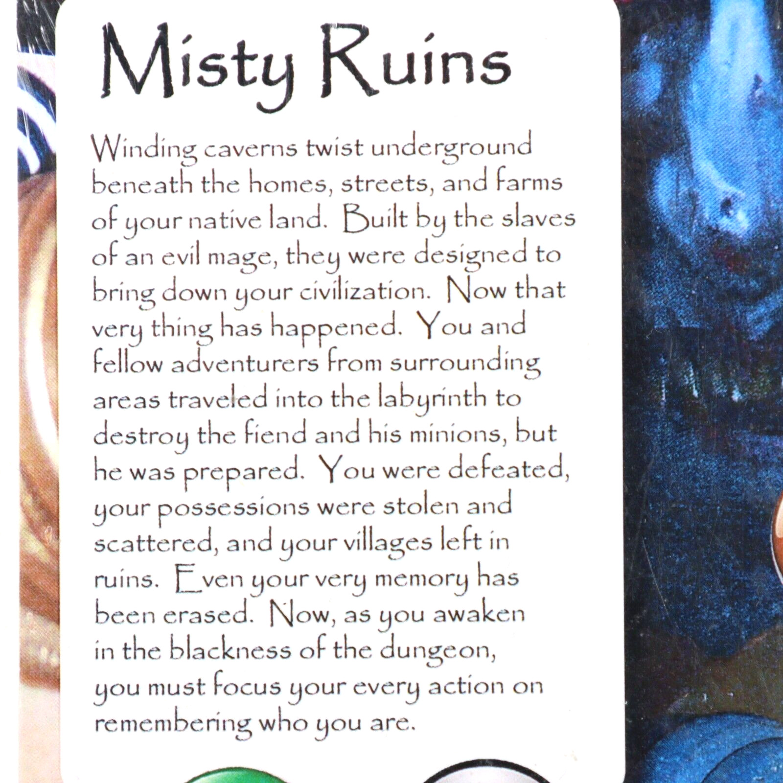 Misty Ruins Prototype Role Playing Game Joe Magic iCon Exclusive 2010 Sealed
