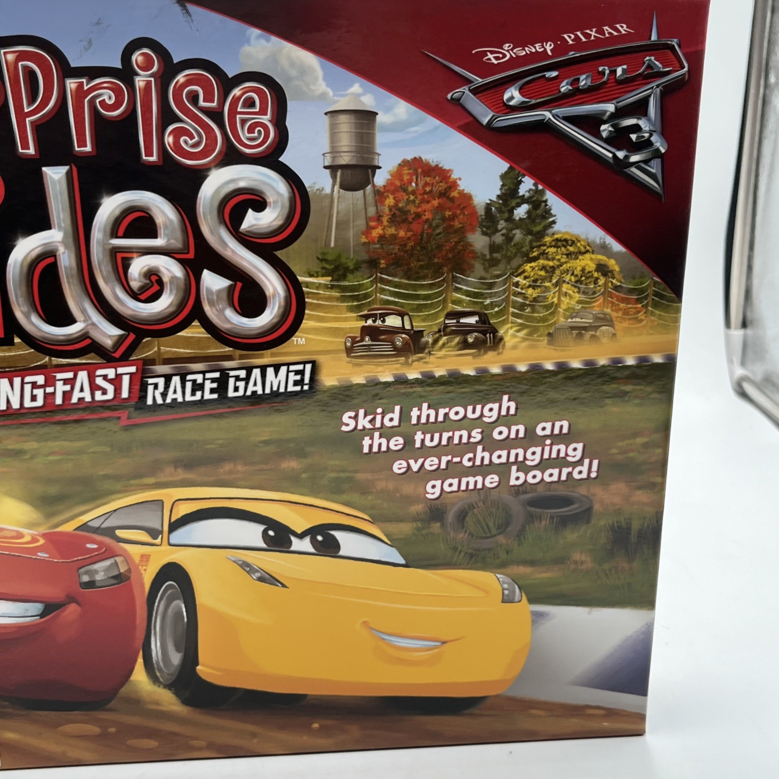 Disney Pixar Cars 3 Surprise Slides Lightning Fast Race Board Game