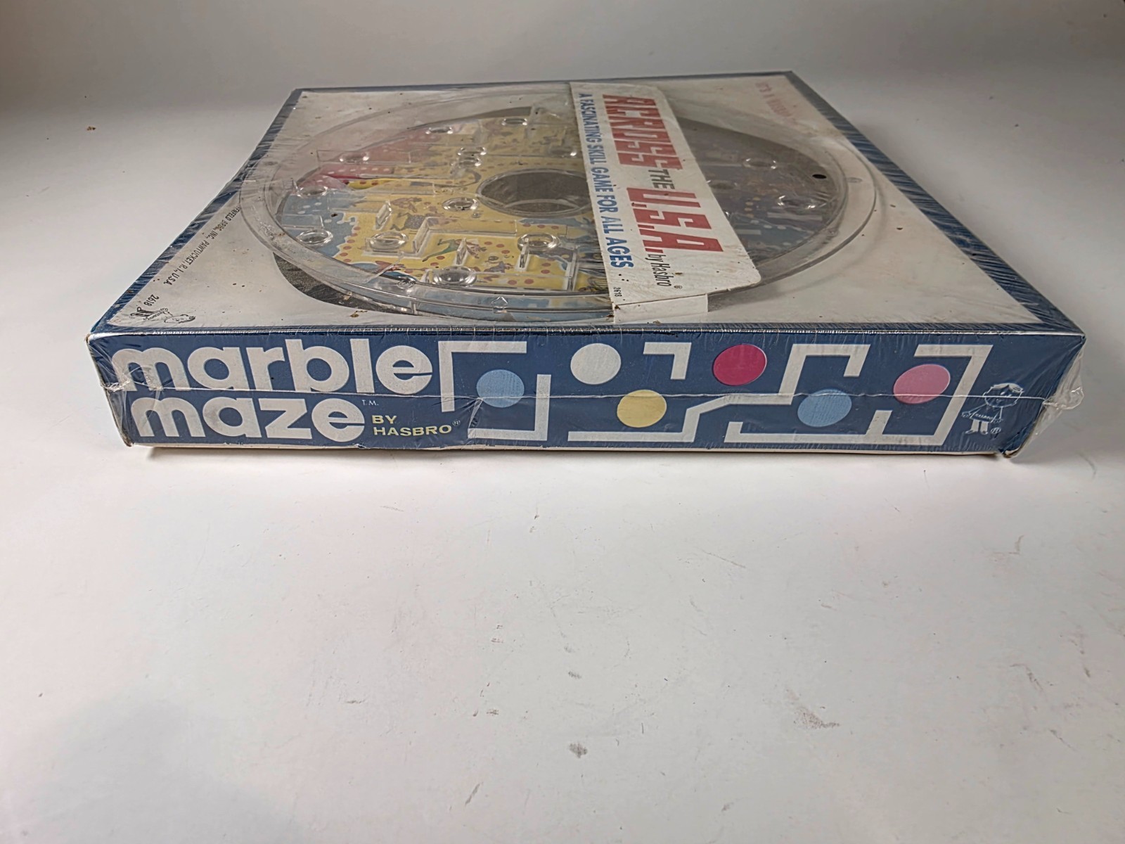 Vintage Hasbro Marble Maze Skill Game 1960’s Across the USA 11″ Sealed NOS
