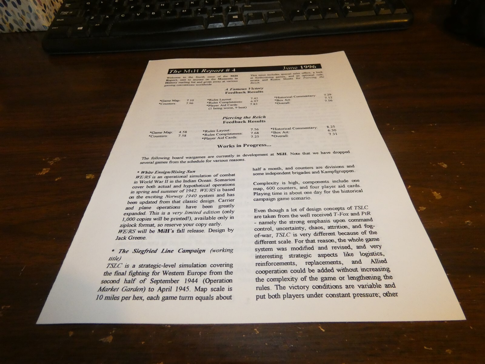 Decision Games: The Moments in History Report #4