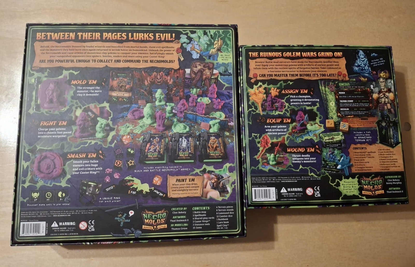 NECROMOLDS STARTER SET Battle Box + CALL TO ARMS Expansion + Kickstarter Extras!