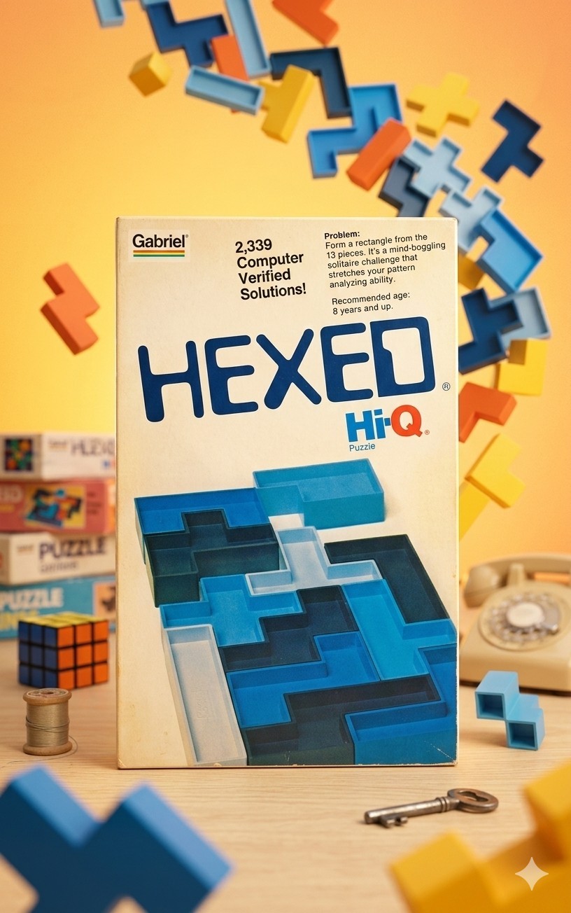 Gabriel HEXED HI-Q PUZZLE GAME Vintage