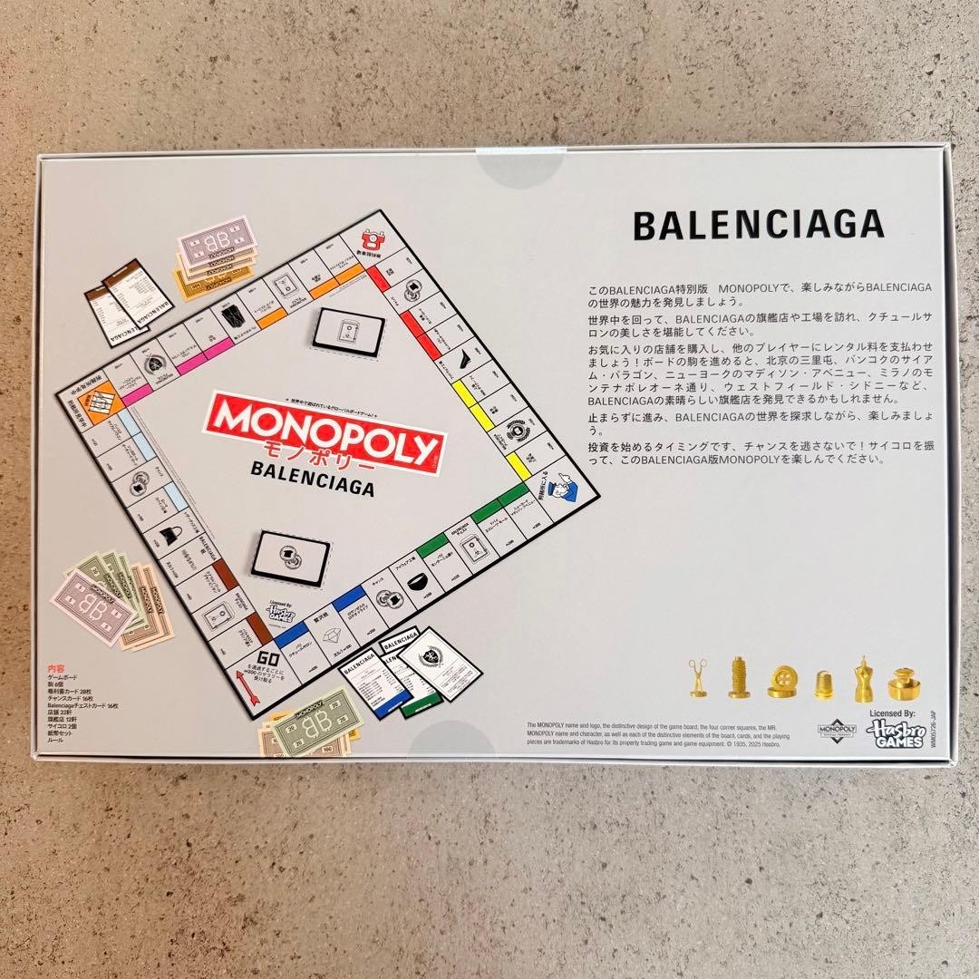 BALENCIAGA x MONOPOLY Board Game Limited Edition Promotional Gift NEW Japan