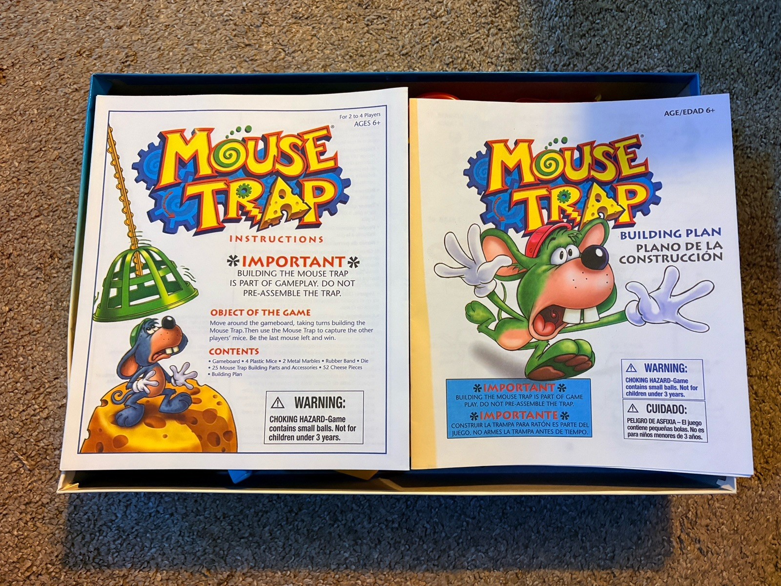 2005 Mouse Trap Game by Milton Bradley Complete