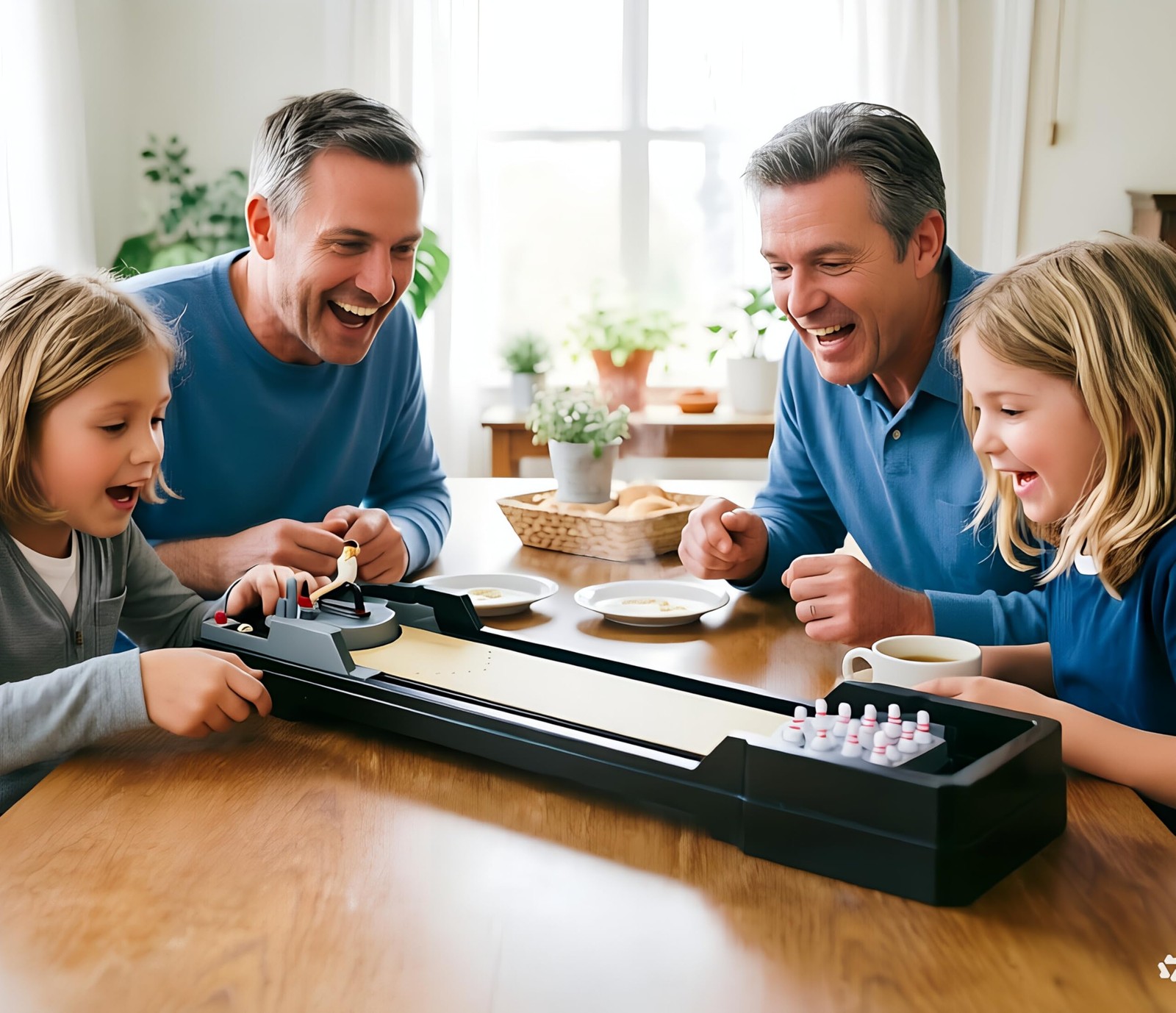 Mini Desktop Bowling Game Set – 10 Pins & Rolling Ball,Tabletop Sports Toy for F