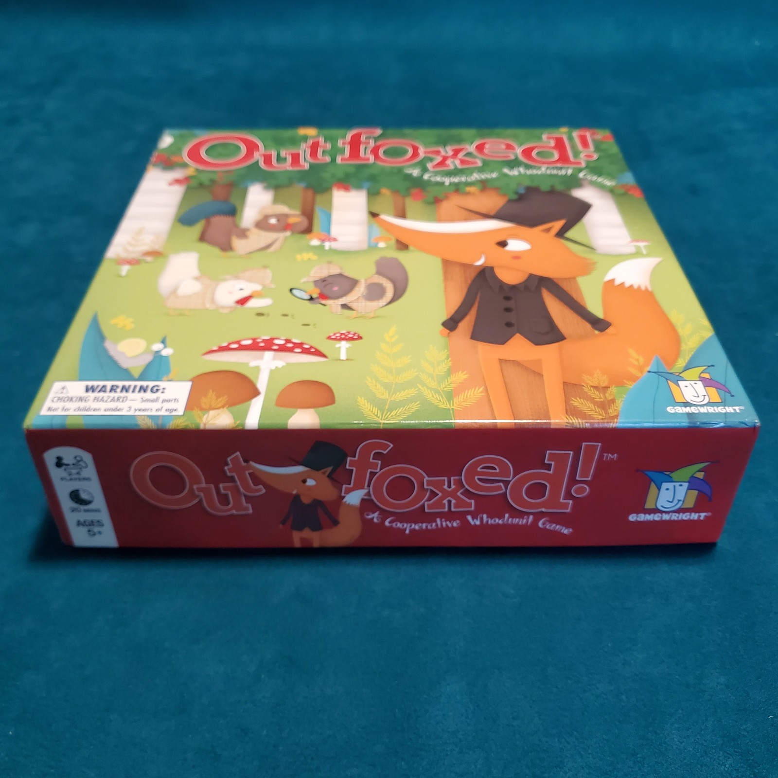 Outfoxed! Board Game 2015 Family Cooperative Whodunnit Gamewright
