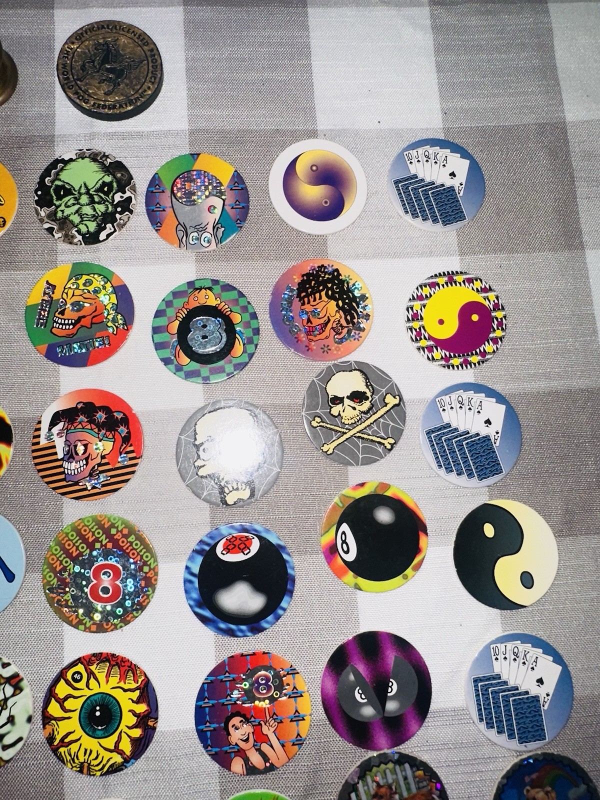 Vintage 1990s POGS Slammer & Slammers Milk Caps Huge Lot 90s Kids Toy