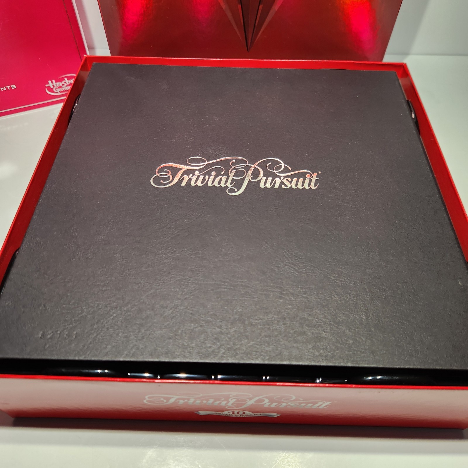 Trivial Pursuit Ruby Edition 40th Anniversary Board Game 100% COMPLETE!