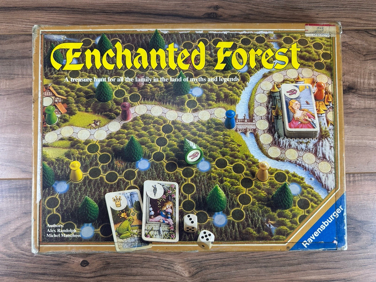 Enchanted Forest Board Game 1982 Made In West Germany Used 90% Complete