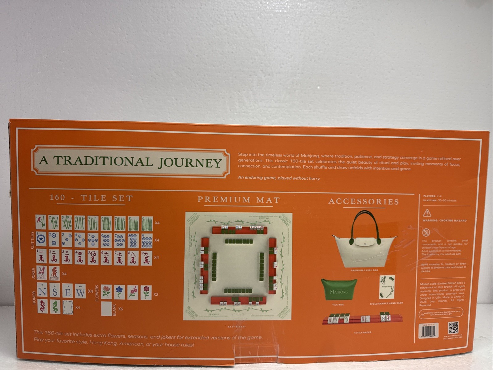 Maison Lude Mahjong Limited Edition 160 Tile Set-Mat-Accessories