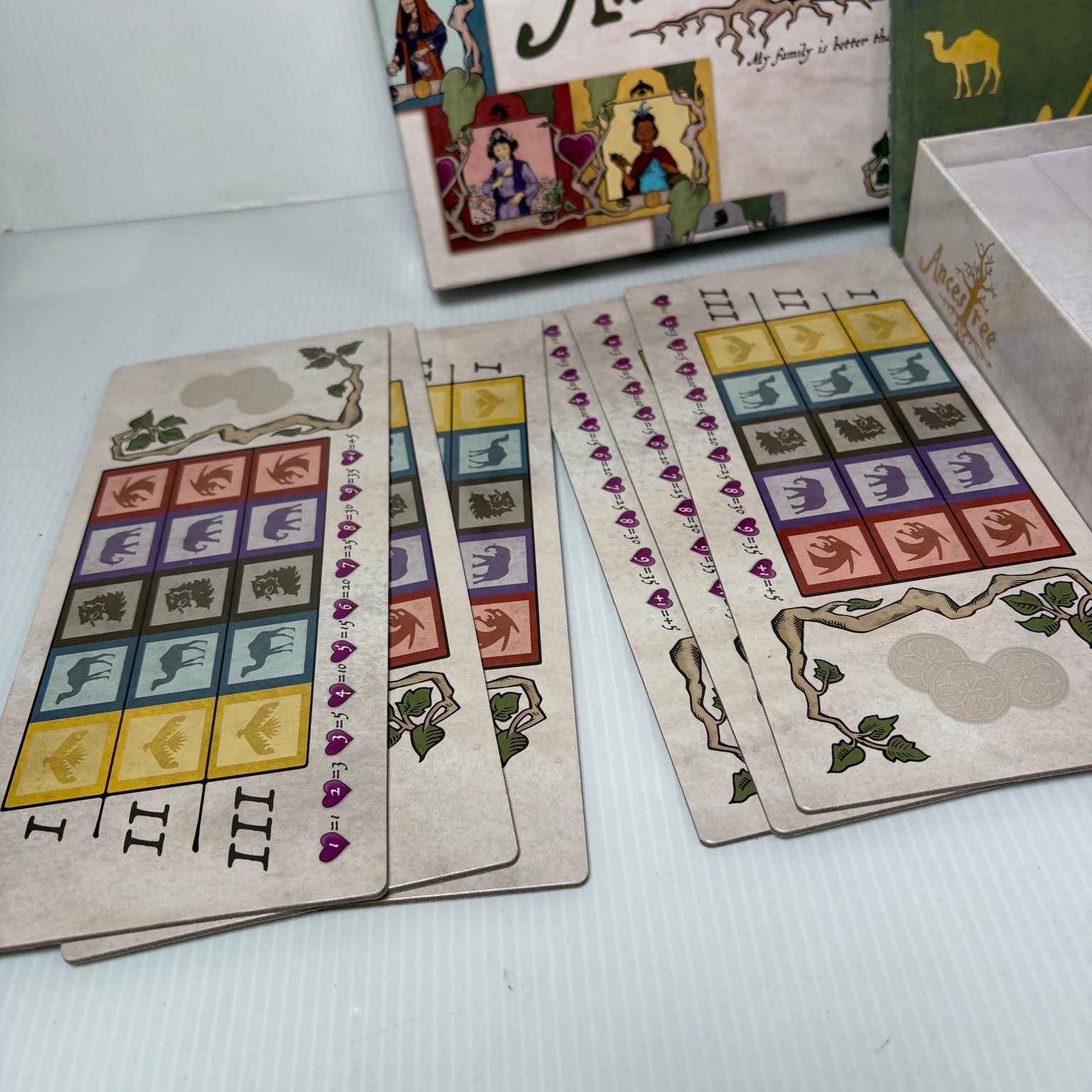 AncesTree Calliope Games Board Game 2-5 Players Ages 8+ Cardboard Tiles 2017