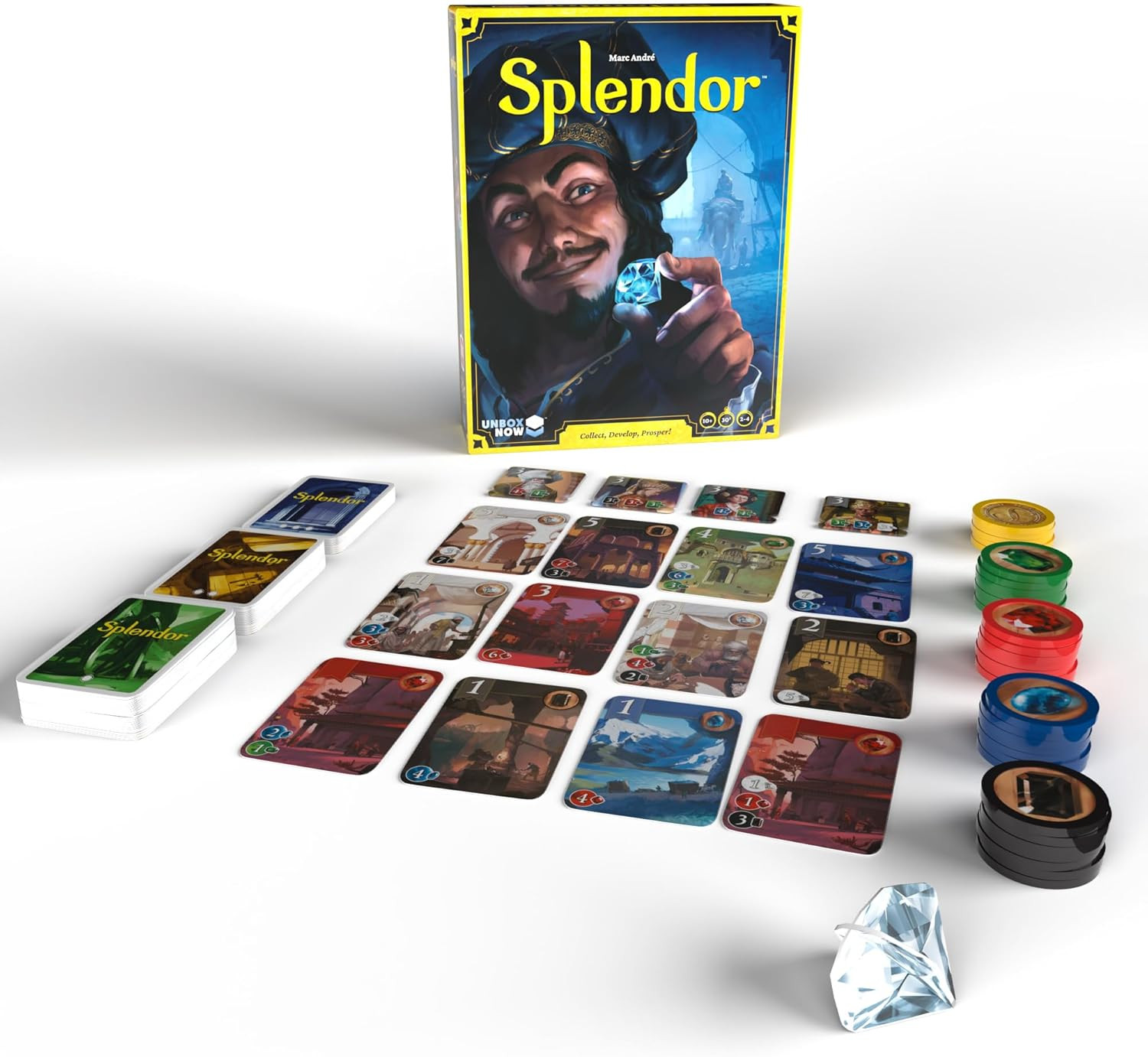 Splendor Board Game – Gem Trading & Engine-Building Strategy