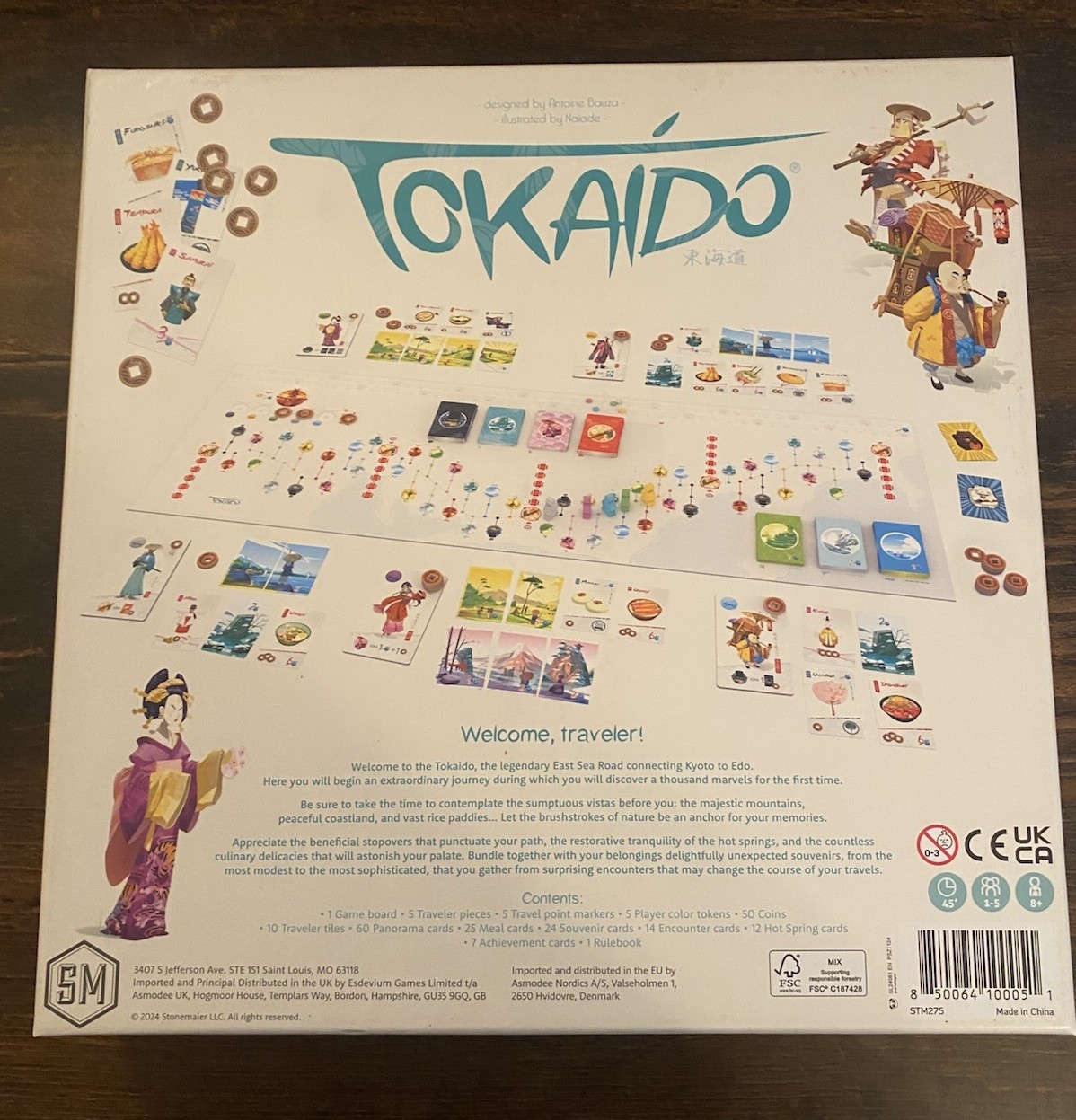 Tokaido Board Game by Stonemaier Games (2024)