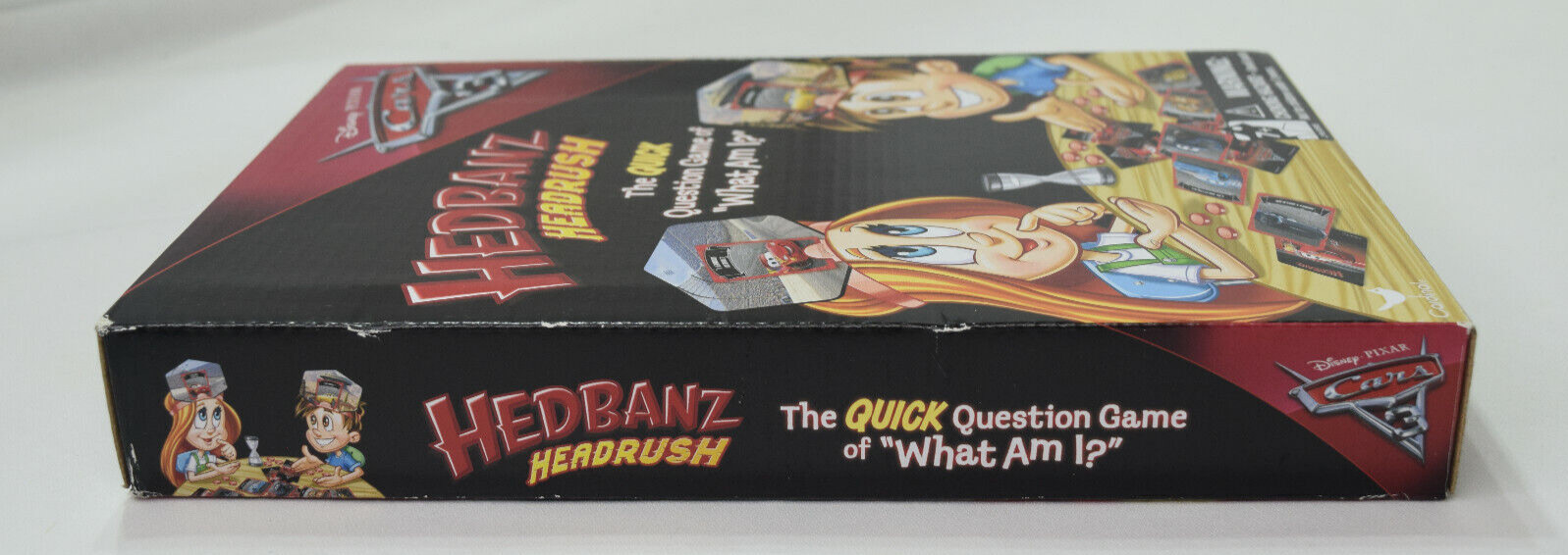 Hedbanz Headrush Disney Pixar Cars 3 Game 2 Players Ages 7+ New in box