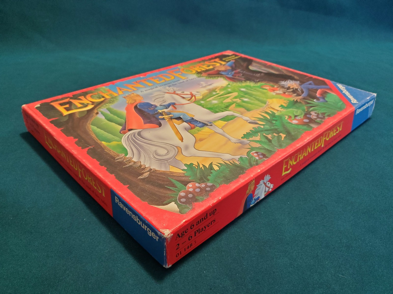 Enchanted Forest Board Game Treasure Hunt Fairy Tale Ravensburger 1994 Vintage