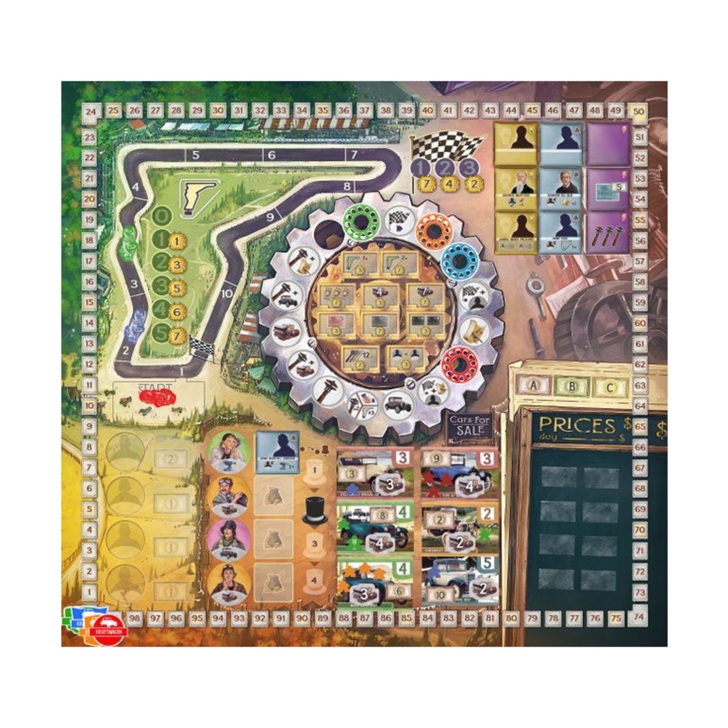 Arcane Wond Boardgame Kraftwagen – Age of Engineering (Limited 1s Box SW (New)