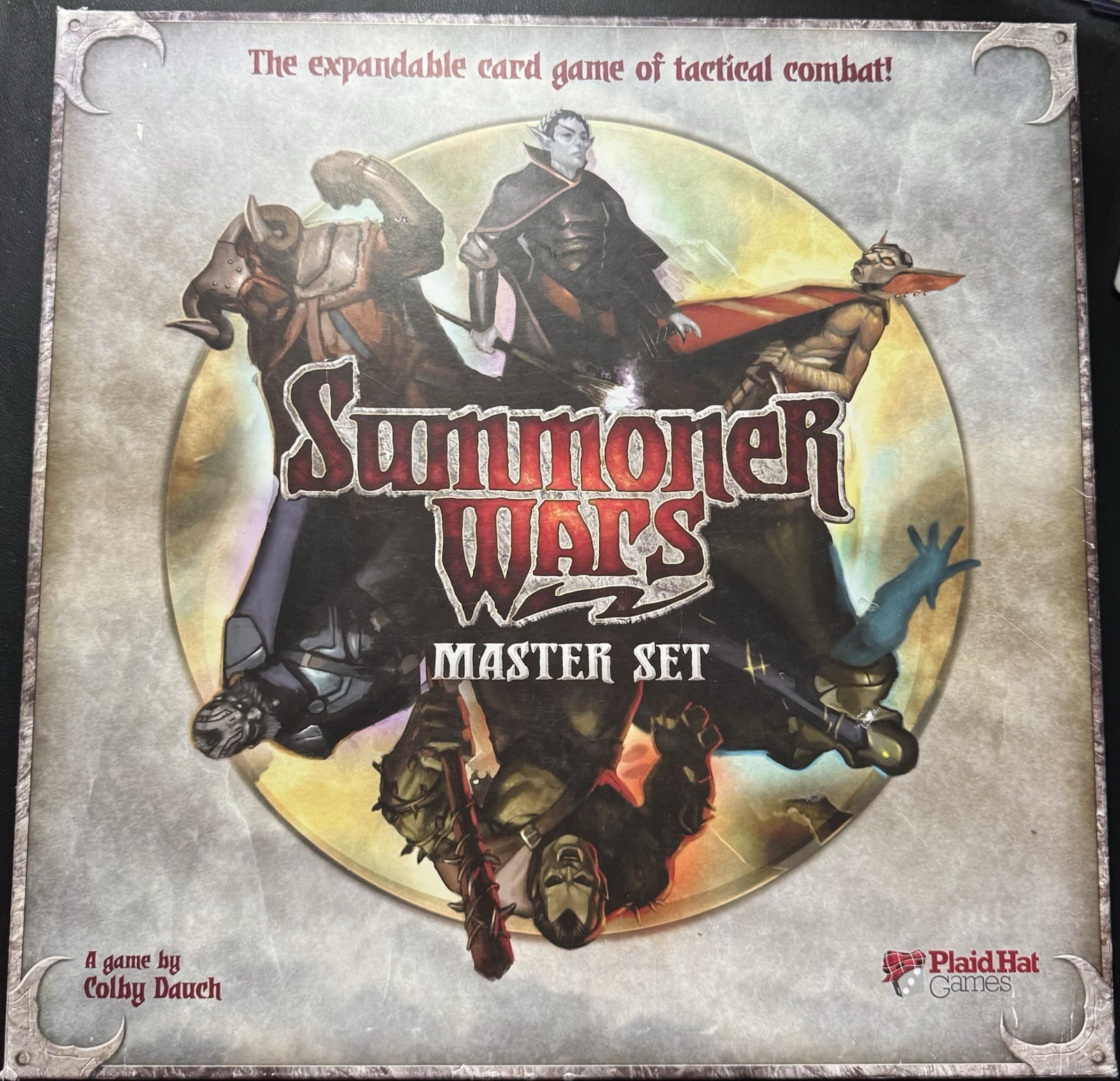Summoner Wars 2011 Master Set V2.0 Board Game Plaid Hat CIB Complete in Box x6