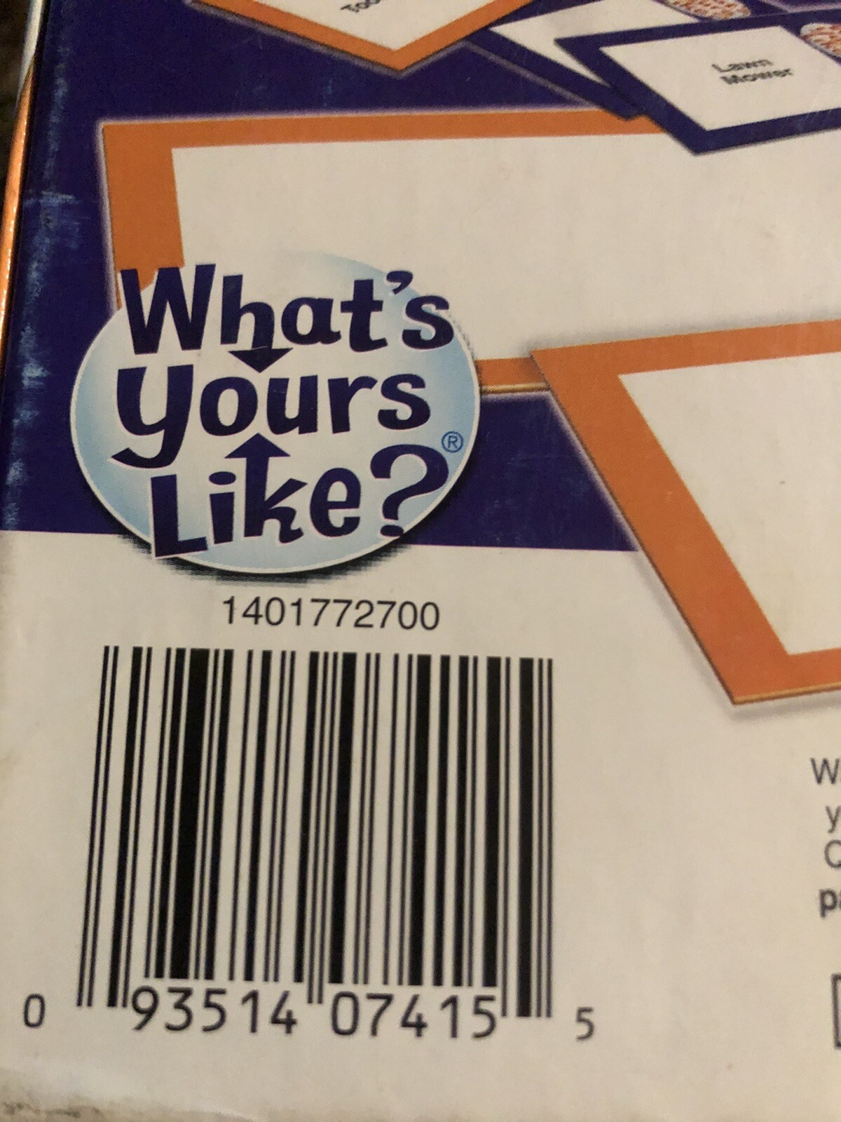 Whats Yours like? Board Game