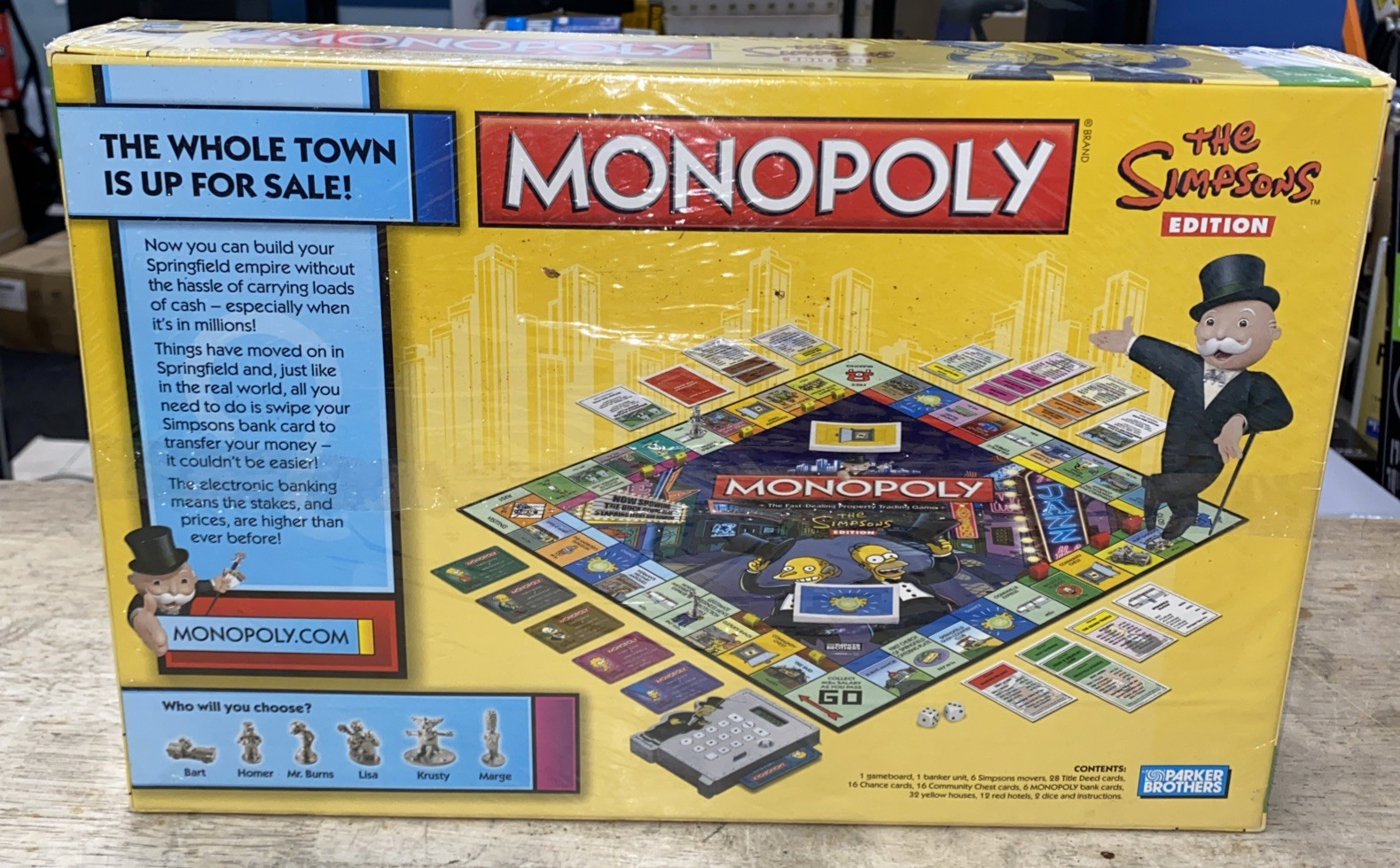 Monopoly The Simpsons Edition Board Game Electronic Cash 2009,