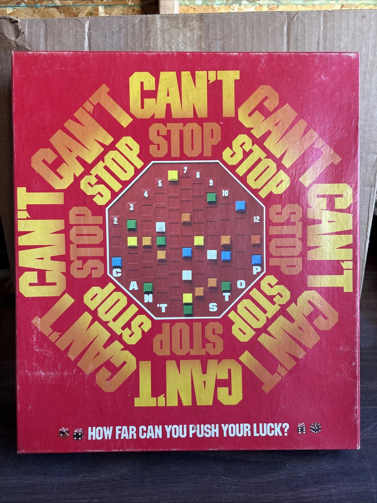 Vintage 1980 “Can’t Stop” Board Game No 122 Parker Brothers 2 to 4 Players
