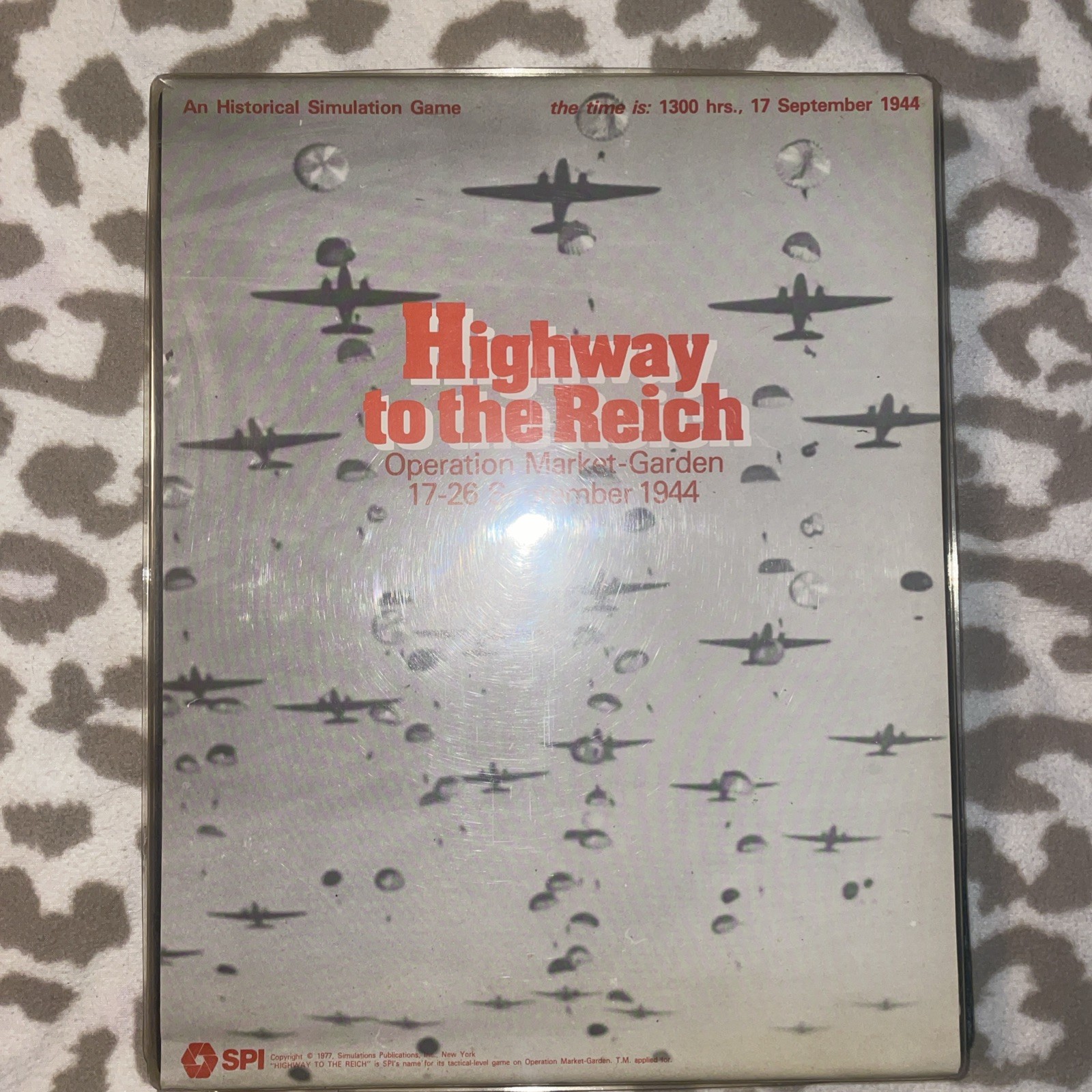 SPI. 1977. Highway to The Reich. Punched. Components In Excellent Condition
