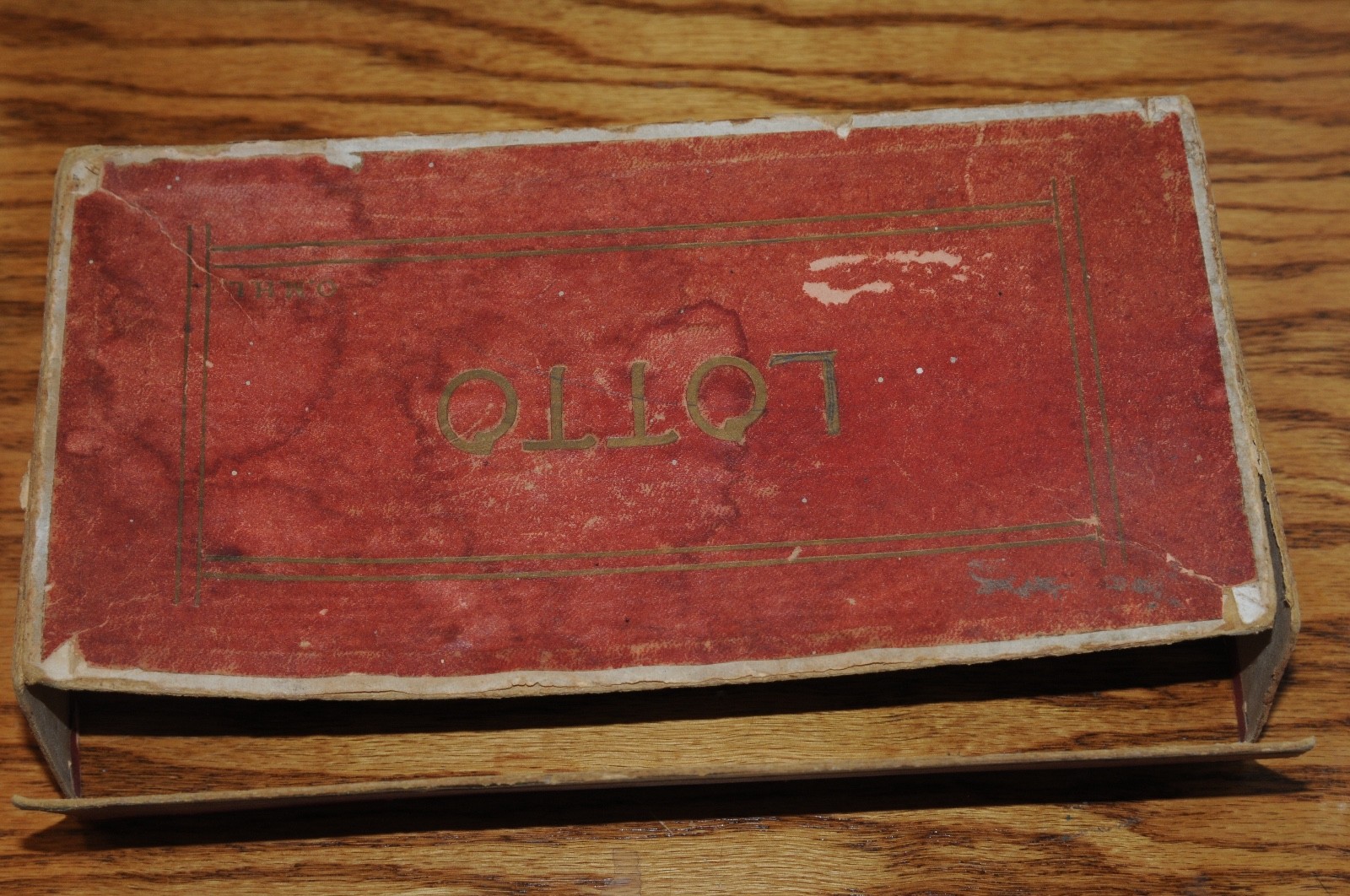 Rare Victorian Vintage Antique Lotto Game LOTTO 1800s/1900s Traditional Game Old