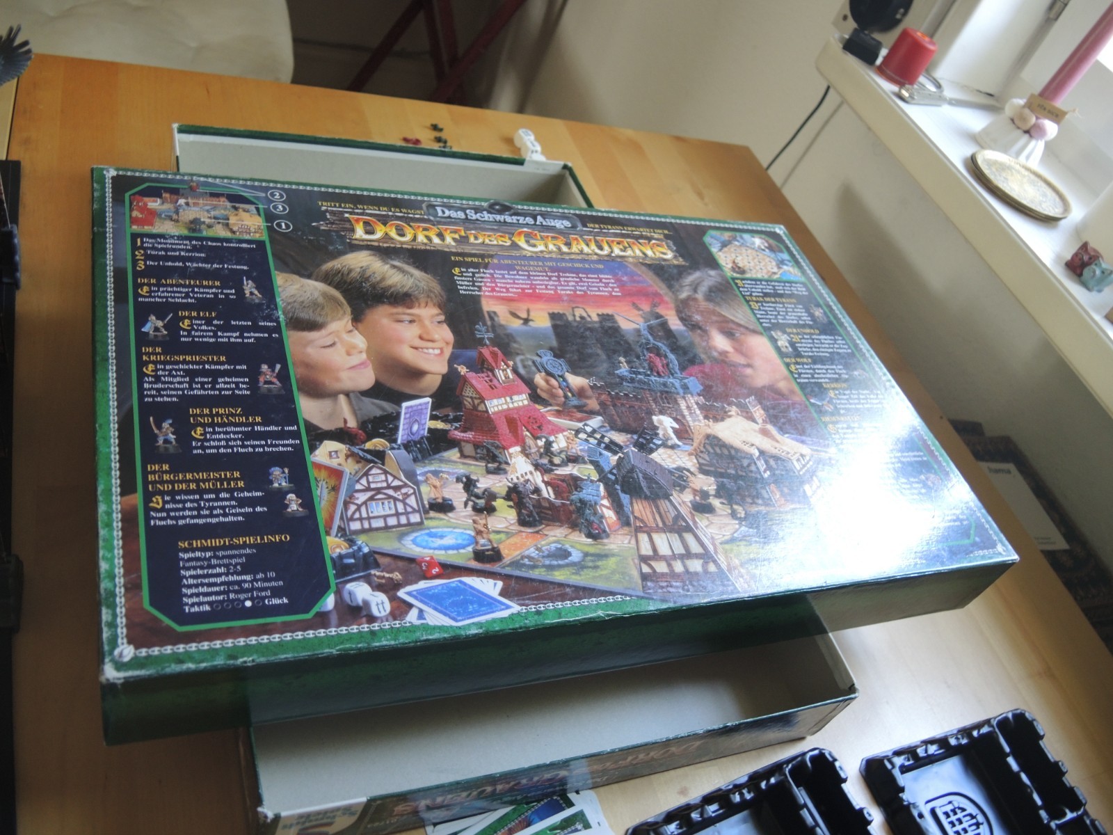 The Black Eye – Village of Horror – Schmidtspiele 100% complete 1992 Unpainted