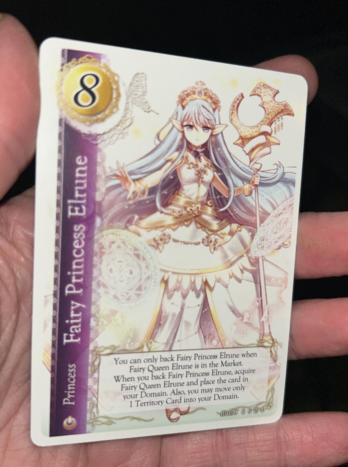 Heart of Crown: Fairy Princess Elrune card Dized 2018 Kickstarter Promo – New!