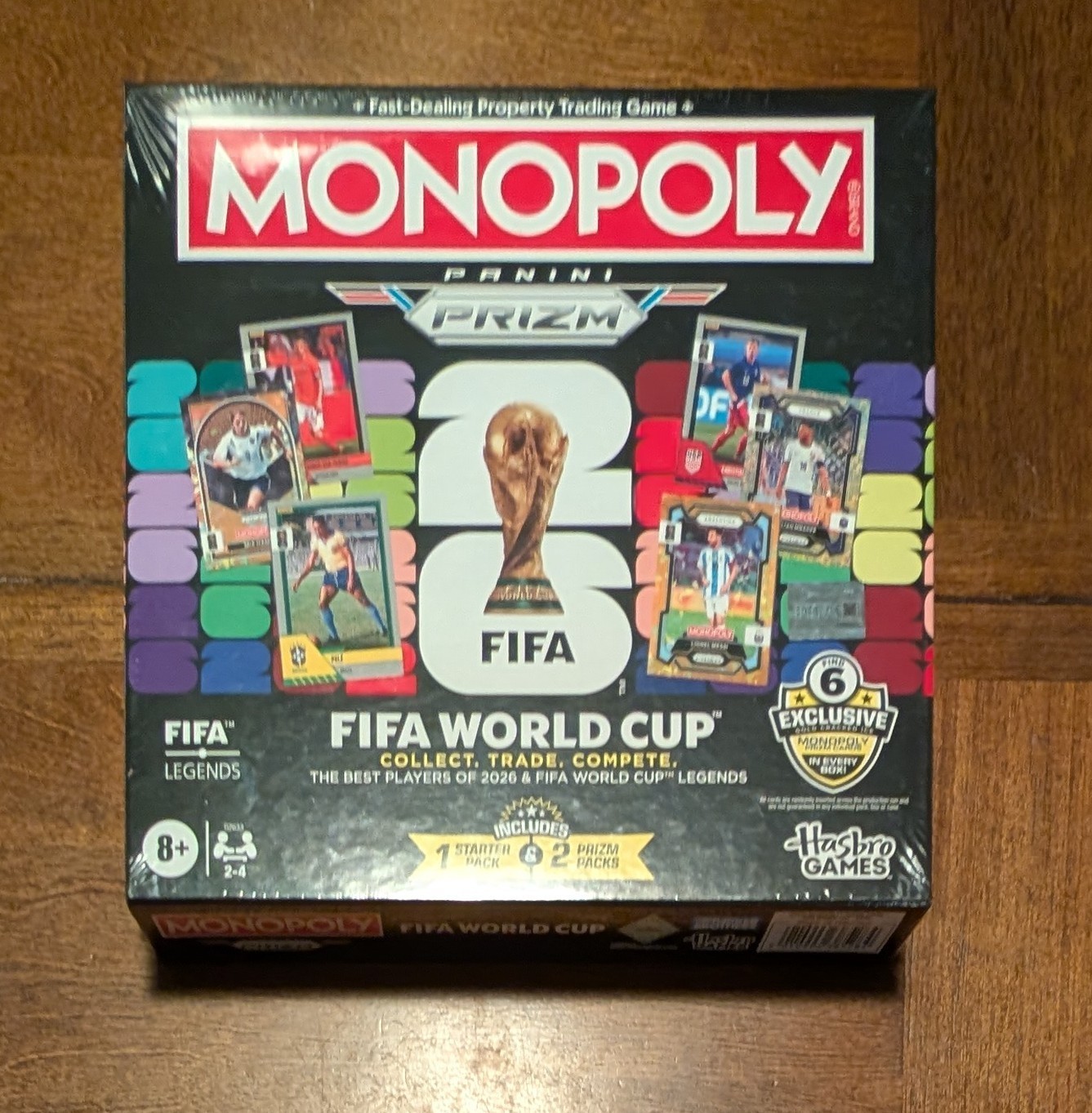 2026 Panini Prizm Monopoly FIFA World Cup Game NIB w/ Exclusive Starter Pack