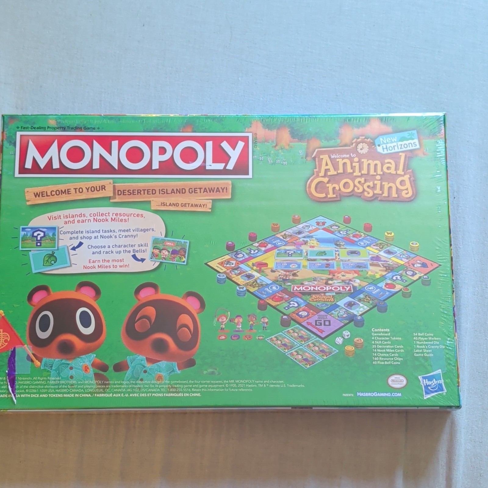 Hasbro Gaming Monopoly Animal Crossing Board Game 2-4 Players Age 8+ F1661