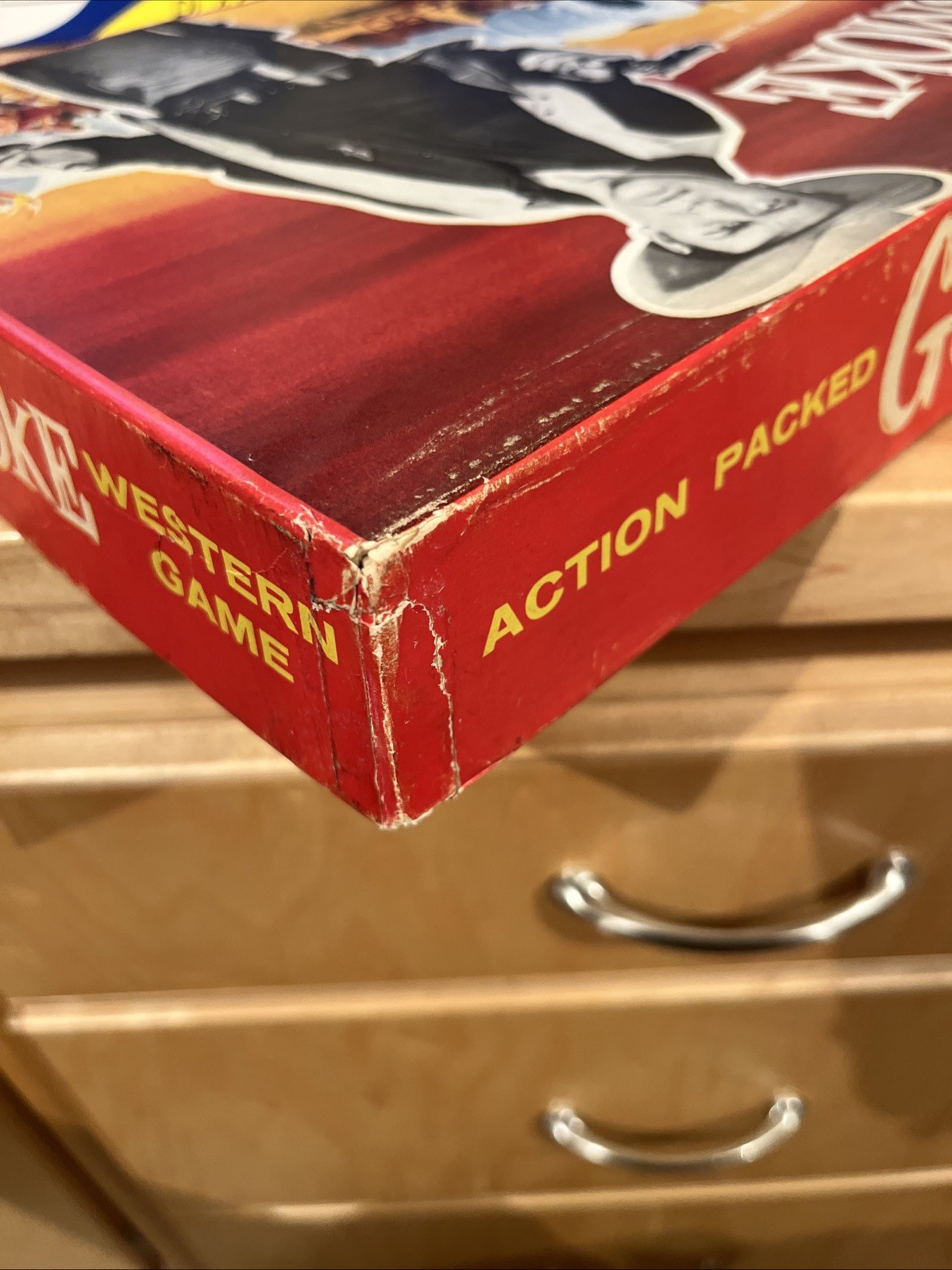 NOS NEVER PLAYED 1958 LOWELL Gunsmoke Boardgame James Arness Marshal Matt Dillon