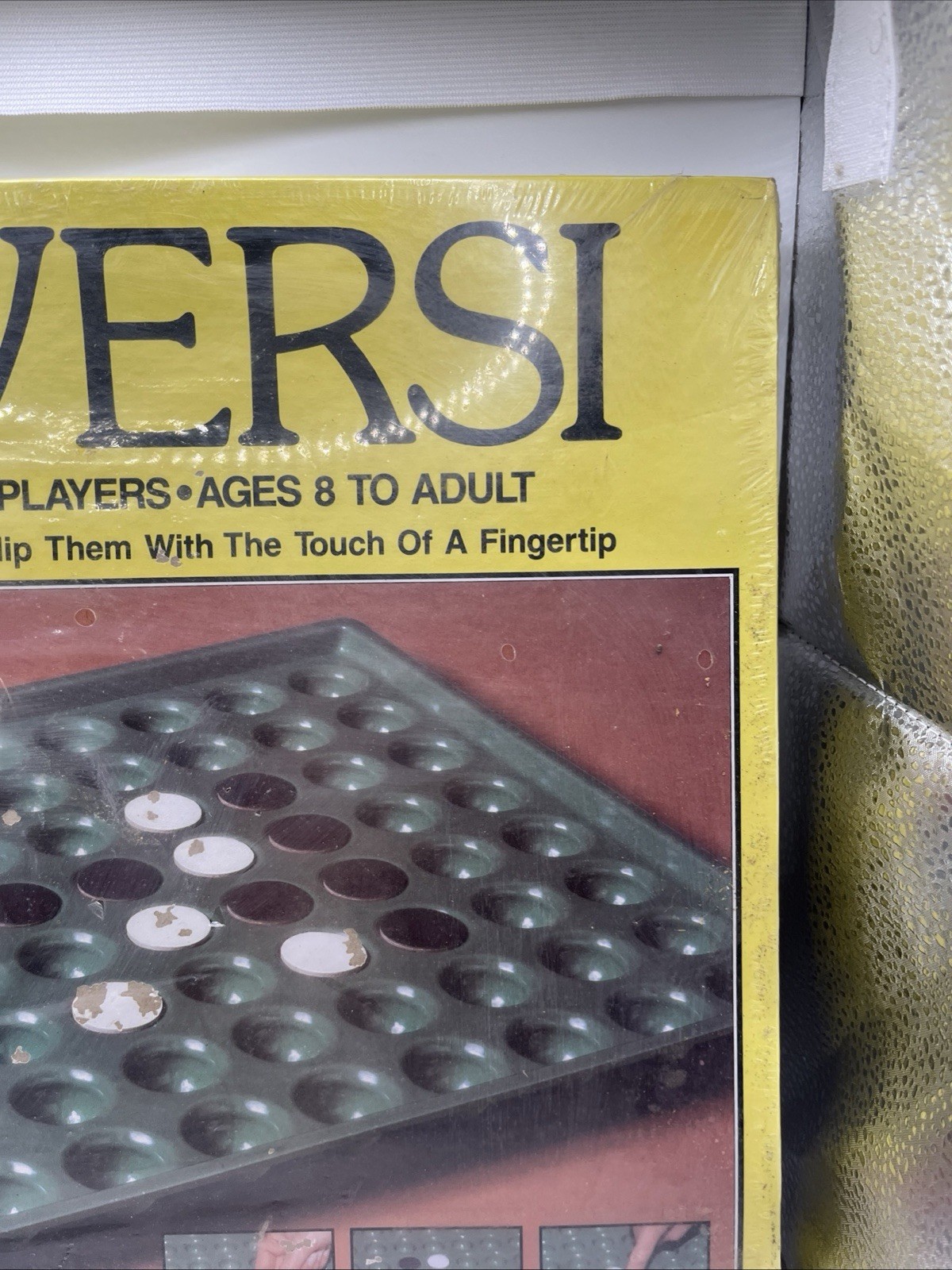REVERSI BOARD GAME, WHITMAN New Old Stock 1984 : Factory Sealed .