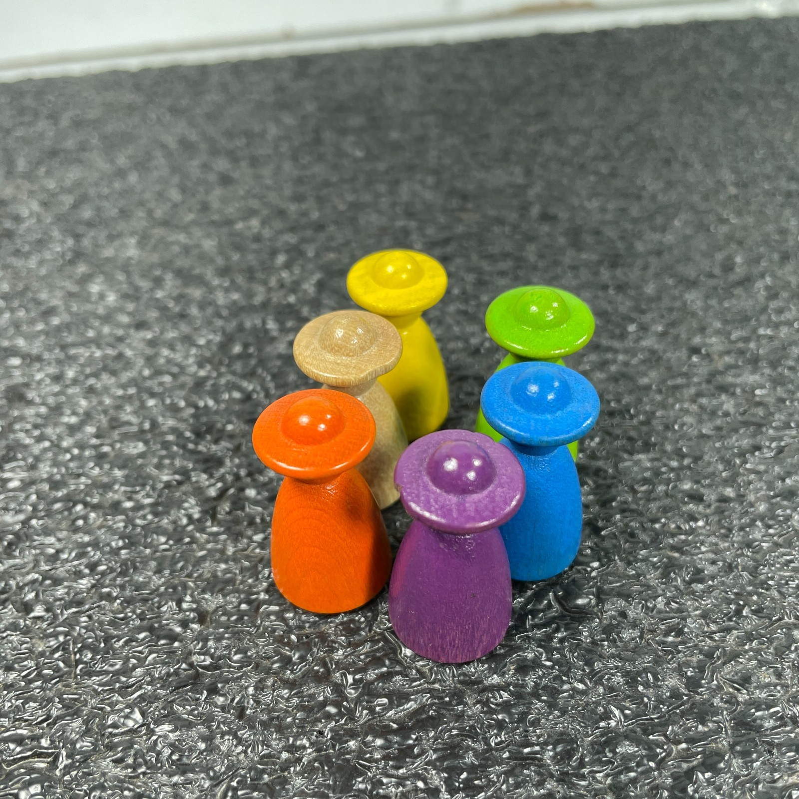 1982 Enchanted Forest Board Game Playing Pieces (6) Replacement Only