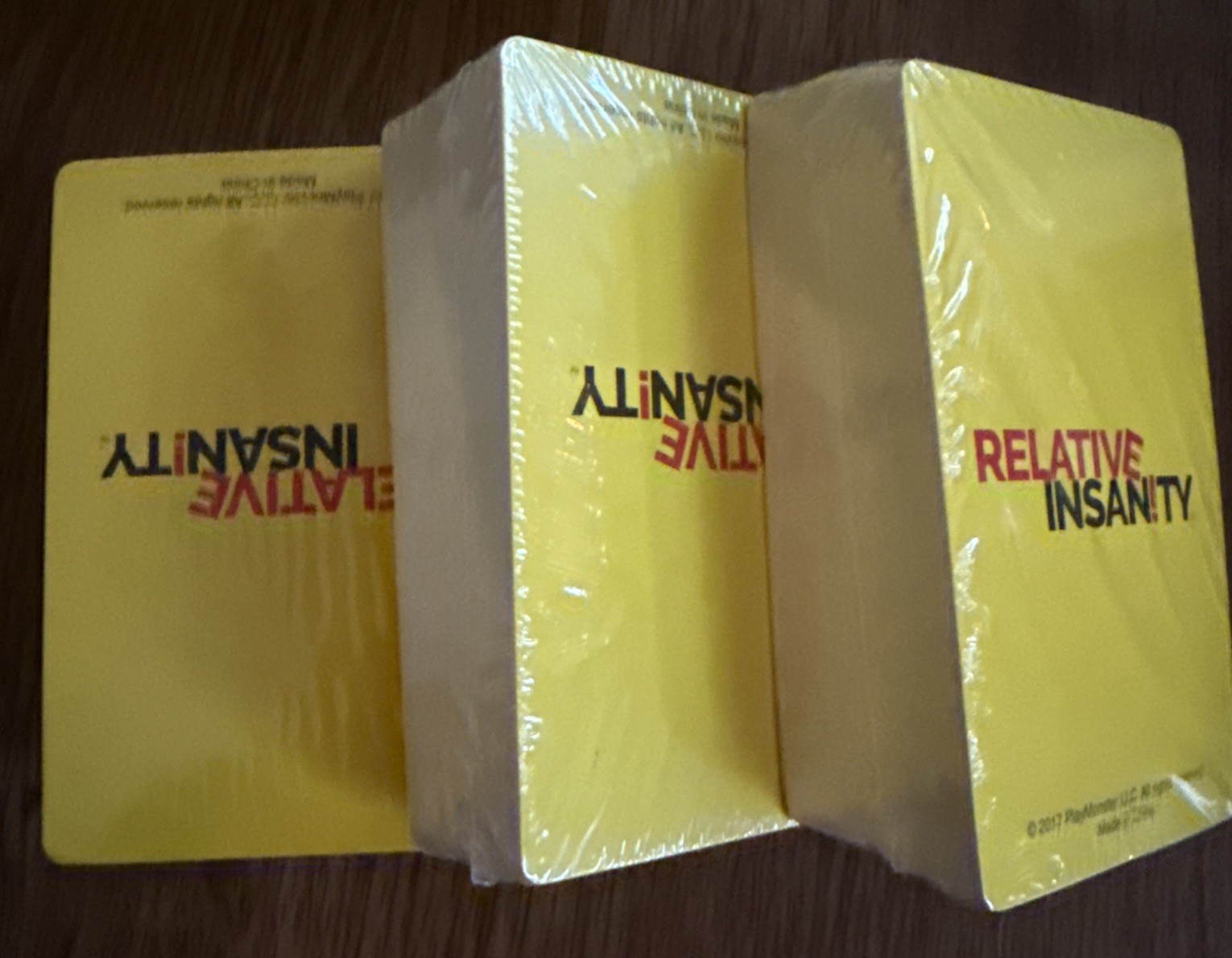 Relative Insanity Party Family CardGame – Cards Sealed By Playmonster