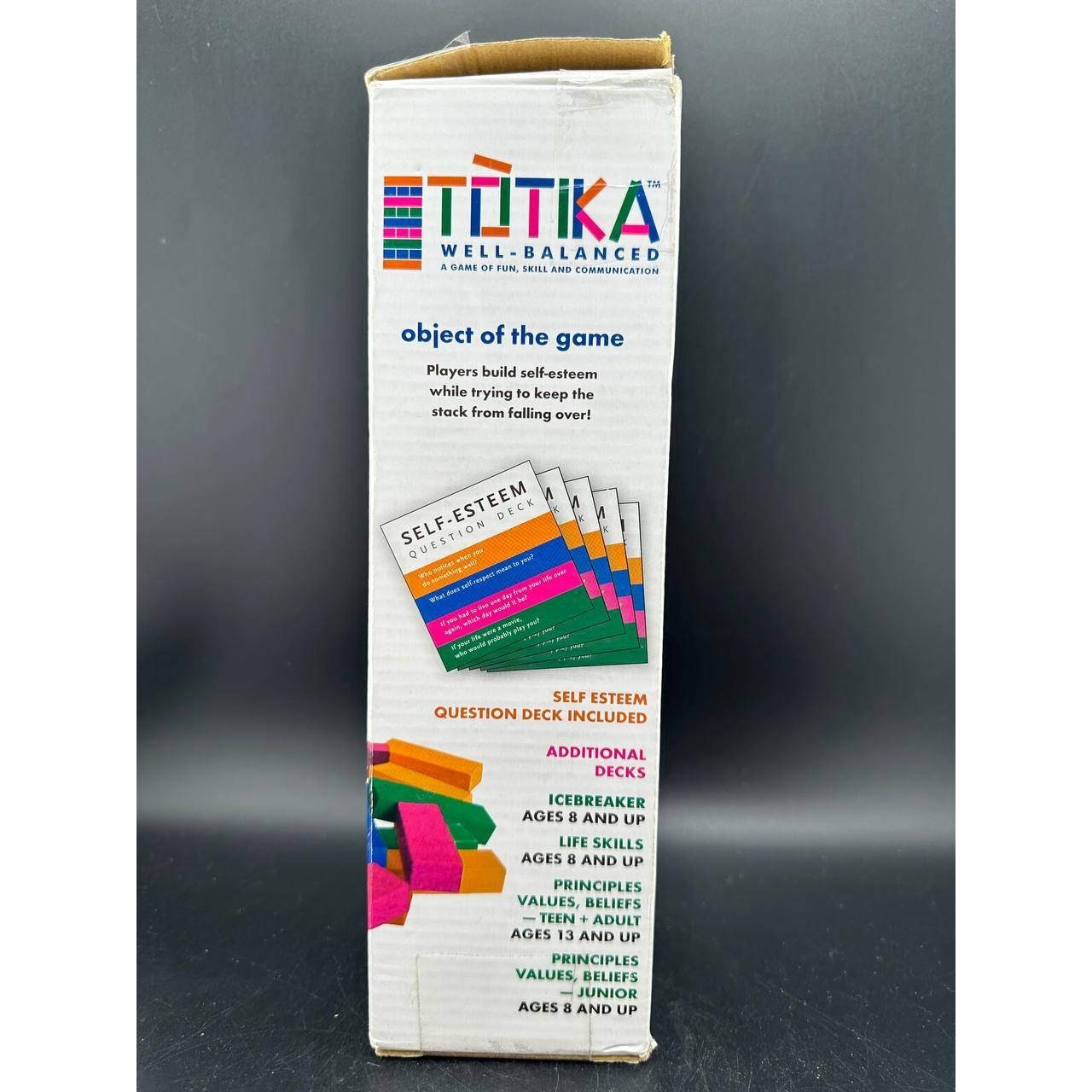 Totika Well-Balanced Game Wood Stacking 6 Question Decks Self Esteem – G02 (10)