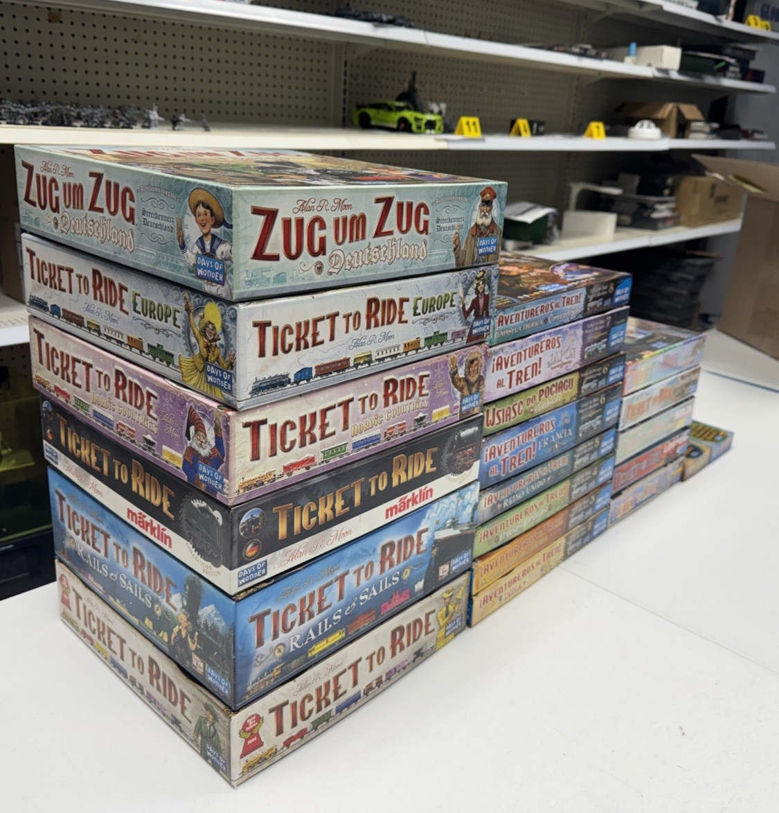 Ticket To Ride- EXPANSION LOT x21 ticket to ride expansions (used & new) ng31101