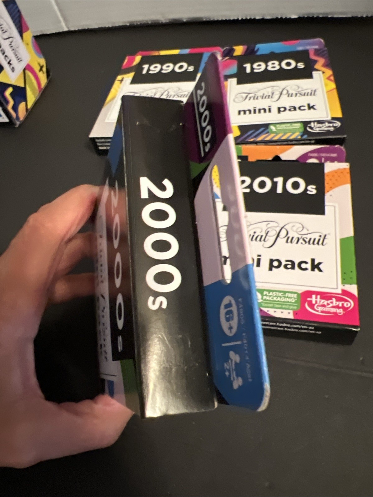 NEW Trivial Pursuit Mini Pack Multipack 80s 90s 2000s 2010s Trivia Card Game