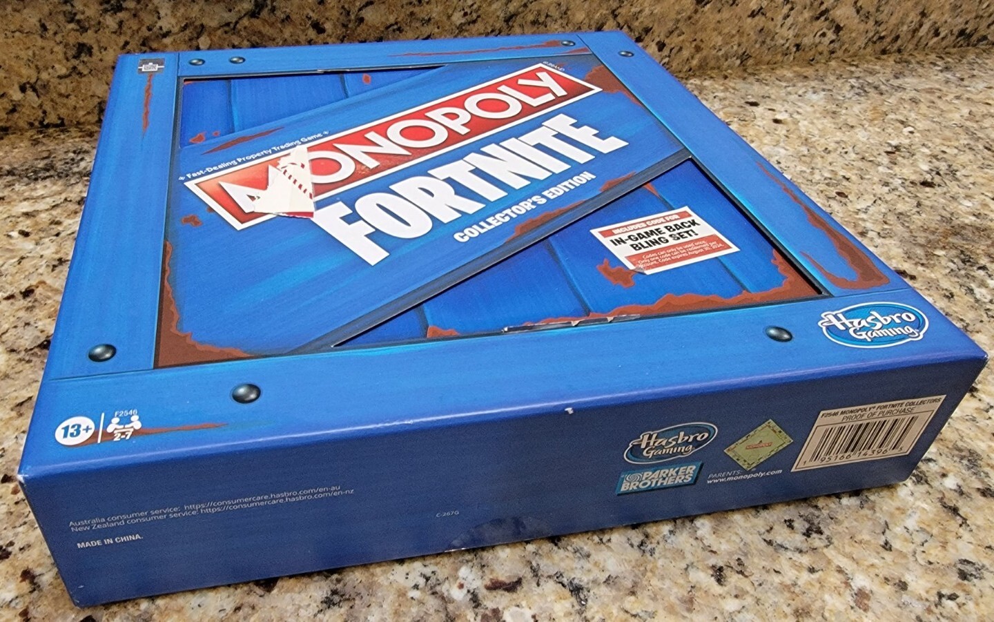 Hasbro Gaming Monopoly Fortnite Collectors Edition Board Game NEW