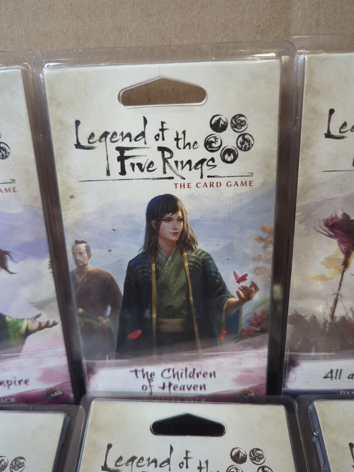 Legend of Five Rings LCG Card Game 12 Decks + 1 Expansion Lot New Sealed B19