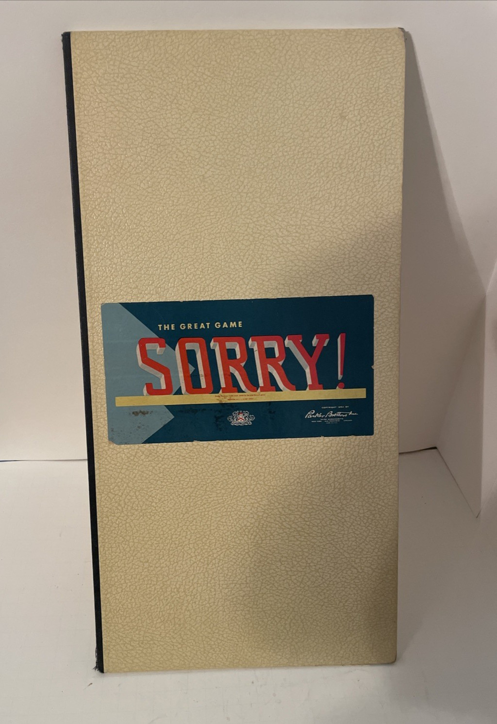 Vintage 1950 Parker Brothers SORRY! Game Replacement Bi-Fold BOARD ONLY