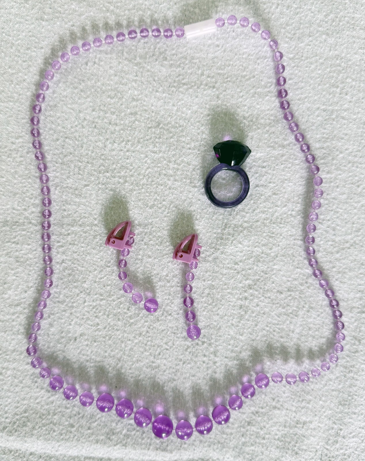 2009 PRETTY PRETTY PRINCESS Game Replacement Parts – Purple Jewelry No Bracelet