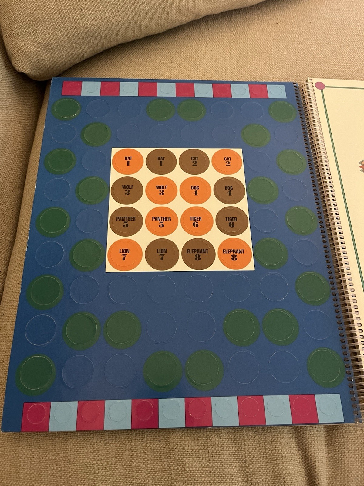 Highlights Best Board Games Around the World Spiral Bound Book Vintage 1992 MINT