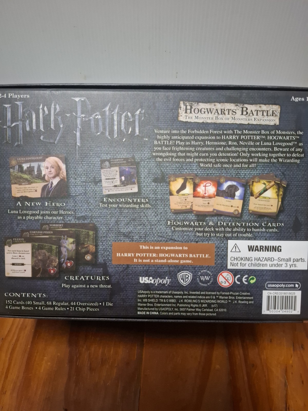 Harry Potter Hogwarts Battle The Monster Box of Monsters Card Game Complete