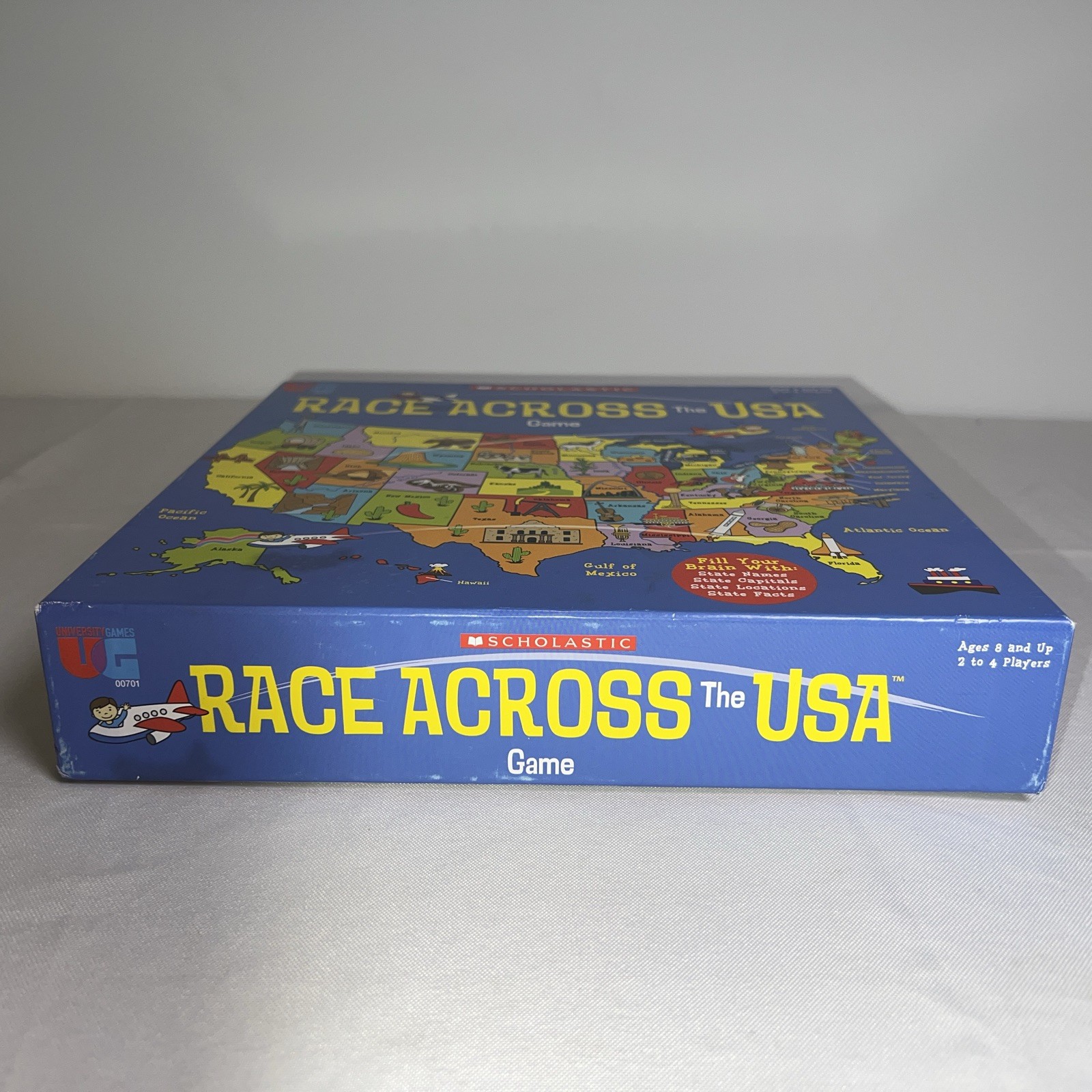 Scholastic Race Across The USA Game Ages 8 And Up
