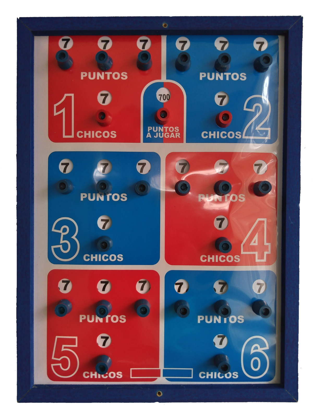 Juego de Sapo Rana Portátil Colombia Con Argollas y Tablero de Puntuación